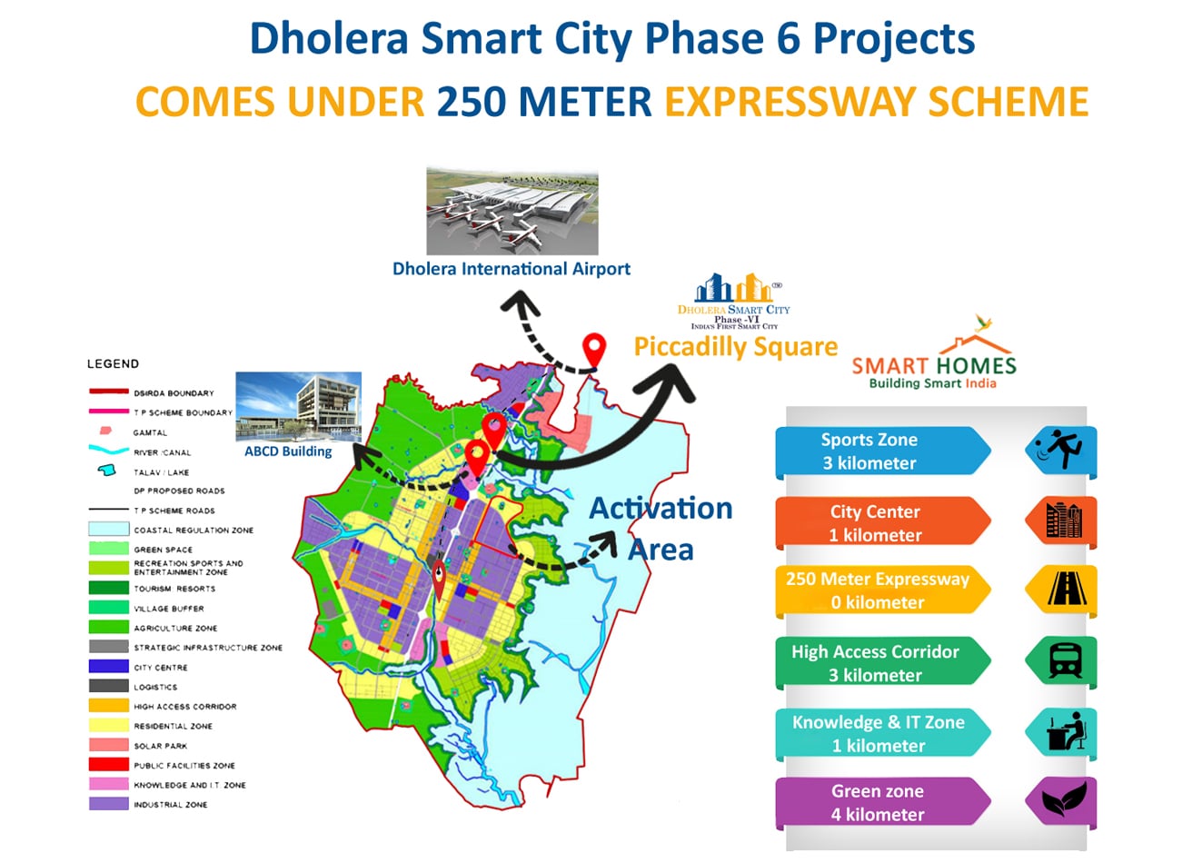 Dholera Location Map